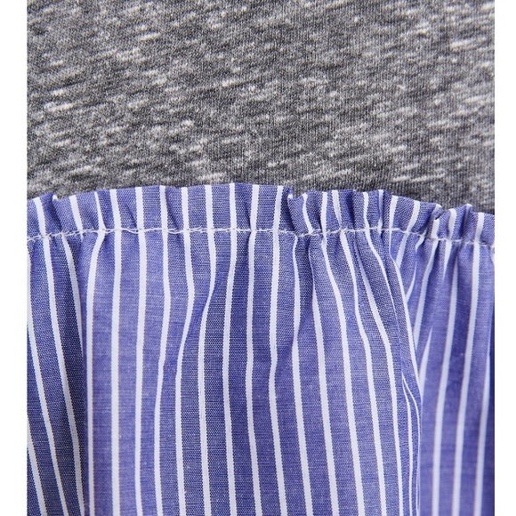 Zara Baby Girl Contrast Striped Dress - Picture 4 of 5